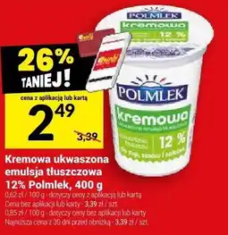 Twój Market Emulsja tłuszczowa kremowa ukwaszona 12% Polmlek oferta