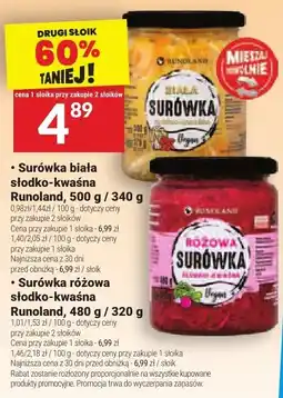 Twój Market Surówka różowa słodko-kwaśna Runoland oferta