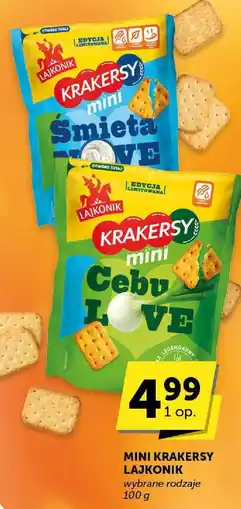 Groszek Krakersy mini Lajkonik oferta