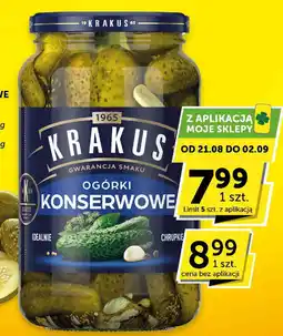 Euro Sklep Ogórki konserwowe Krakus oferta