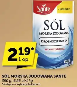 Groszek Sól morska jodowana Sante oferta
