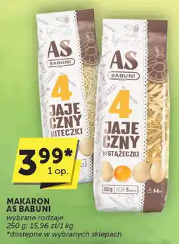 ABC Makaron AS Babuni wybrane rodzaje oferta
