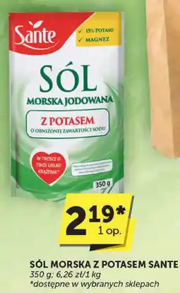 Groszek Sól morska z potasem Sante oferta