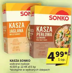 Euro Sklep Kasza Sonko wybrane rodzaje oferta