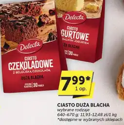 ABC Ciasto duża blacha Delecta wybrane rodzaje oferta