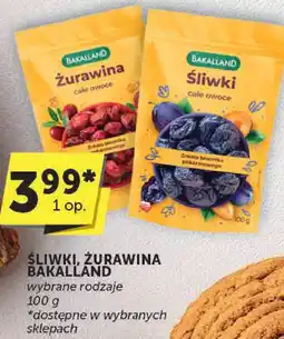 Groszek Śliwki, żurawina Bakalland oferta