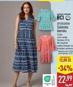ALDI Sukienka damska Up2Fashion oferta