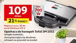 Auchan Opiekacz sm1552 Tefal oferta