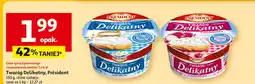 Auchan Twaróg delikatny z rzodkiewką President oferta