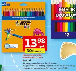 Auchan Kredki ołówkowe evolution illusion Bic Kids oferta