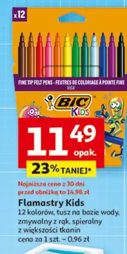 Auchan Flamastry visa Bic Kids oferta