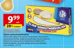 Auchan Glina samoutwardzalna biała Astra oferta