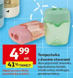 Auchan Temperówka z dwoma otworami Auchan oferta