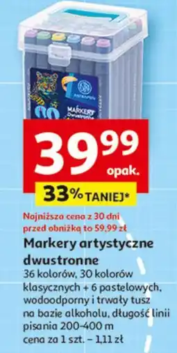 Auchan Markery dwustronne Astra oferta