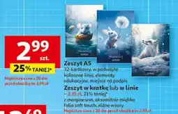 Auchan Zeszyt a5 32 kartki kratka Herlitz oferta