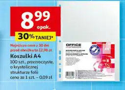 Auchan Koszulki krystaliczne a4 Office Products oferta