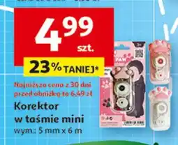 Auchan Korektor w taśmie mini cat's paw oferta