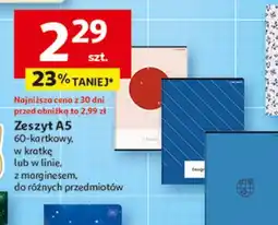 Auchan Zeszyt a5/60 k. linia Top-2000 oferta