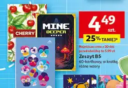 Auchan Zeszyt eco b5/60 k. kratka oferta