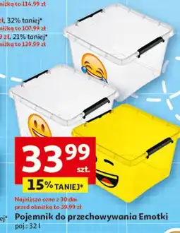 Auchan Pojemnik do przechowywania 32 l oferta