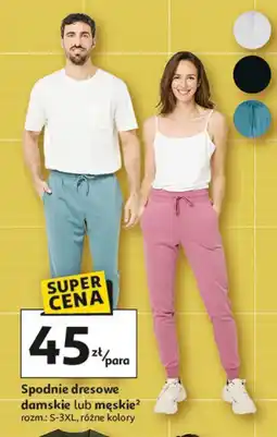 Auchan Spodnie dresowe s-3xl Inextenso By Auchan oferta