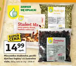 Auchan Pestki dyni bez łupiny Podniesiony Kciuk oferta