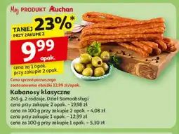 Auchan Kabanosy klasyczne Olewnik oferta