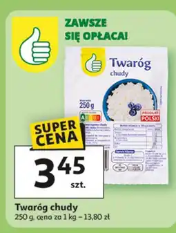 Auchan Twaróg chudy Podniesiony Kciuk oferta