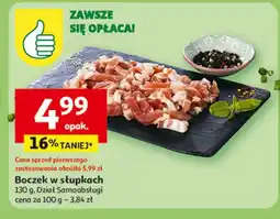 Auchan Boczek w słupkach Podniesiony Kciuk oferta