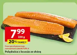 Auchan Polędwice z łososia ze skórą oferta