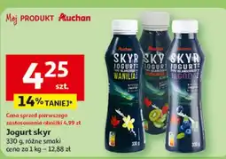 Auchan Jogut pitny skyr jagoda Auchan Różnorodne (Logo Czerwone) oferta