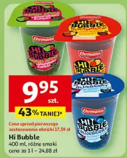 Auchan Deser hi bubble malina Ehrmann oferta