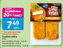 Auchan Filety z mintaja w chrupiącej panierce Lisner Szybka Rybka oferta