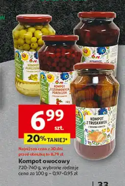 Auchan Kompot wiśniowy Auchan Pewni Dobrego oferta