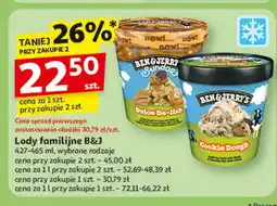 Auchan Lody cookie dough Ben & Jerry's oferta