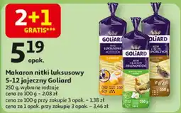 Auchan Makaron nitki 12 jaj przepiórczych Goliard oferta