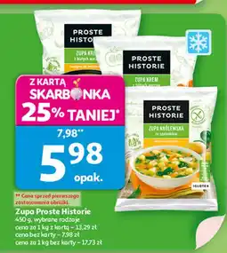 Auchan Zupa krem z białych warzyw Iglotex Proste Historie oferta