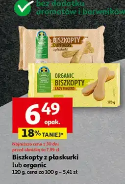 Auchan Biszkopty z płaskurki Auchan Pewni Dobrego oferta