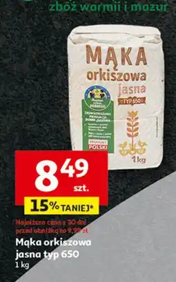 Auchan Mąka orkiszowa jasna Auchan Pewni Dobrego oferta