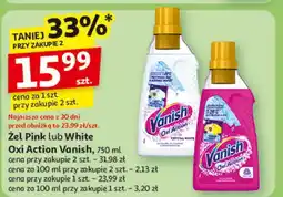 Auchan Odplamiacz w żelu white Vanish Oxi Action oferta