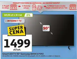 Auchan Telewizor 50 ue50cu7092 Samsung oferta