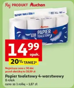 Auchan Papier toaletowy Auchan oferta