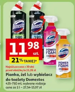 Auchan Spray do czyszczenia citrus blast Domestos Power Foam oferta