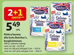 Auchan Karma dla kota z wołowiną Butcher's Delicious Dinners oferta
