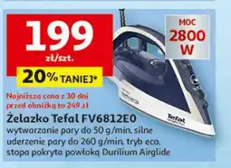 Auchan Żelazko ultragliss fv 6812 Tefal oferta
