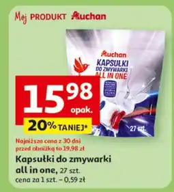 Auchan Tabletki do zmywarki Auchan Różnorodne (Logo Czerwone) oferta