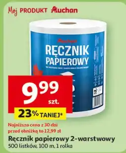 Auchan Ręcznik papierowy 500 listków Auchan oferta