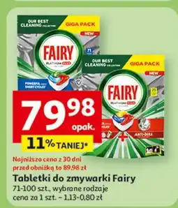 Auchan Tabletki do zmywarki lemon Fairy Platinum Plus oferta