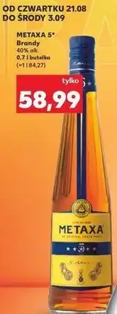Kaufland Brandy Metaxa 5 oferta
