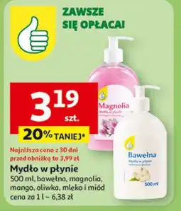 Auchan Mydło w płynie magnolia Podniesiony Kciuk oferta